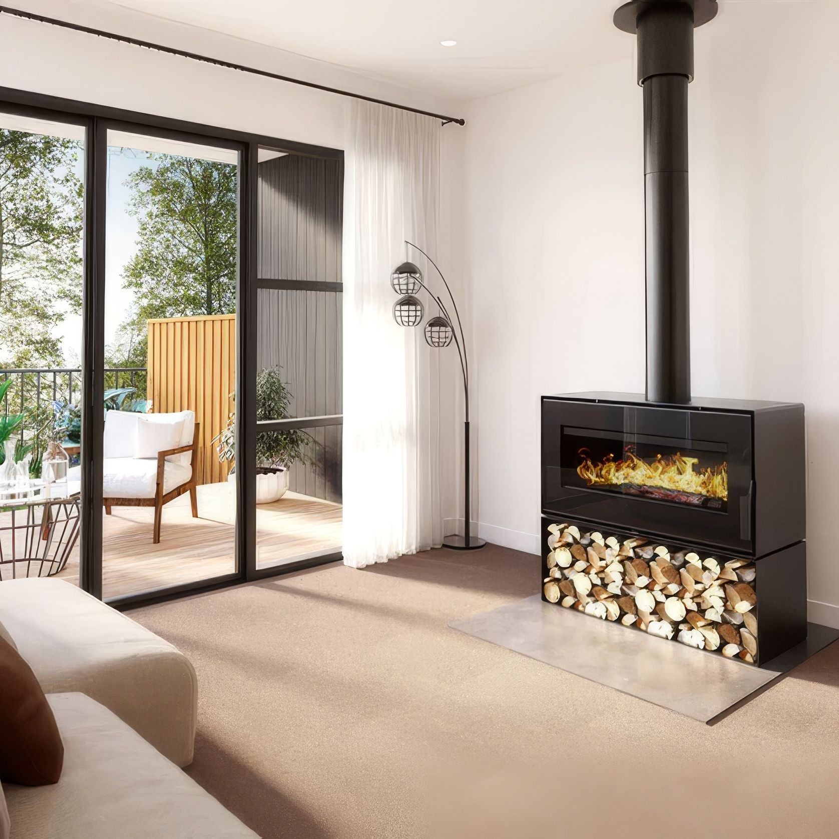 VisionLINE Taurus Clean Air Wood Fire gallery detail image
