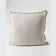 Vista Cushion - Sage/White Stripe 60x60 gallery detail image