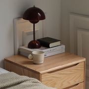 Berlin Natural Solid Oak Bedside Table gallery detail image