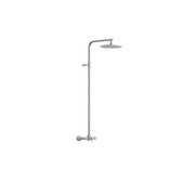 Classy Wall Mount Shower Column With External Mixer Polished Stainless Steel gallery detail image