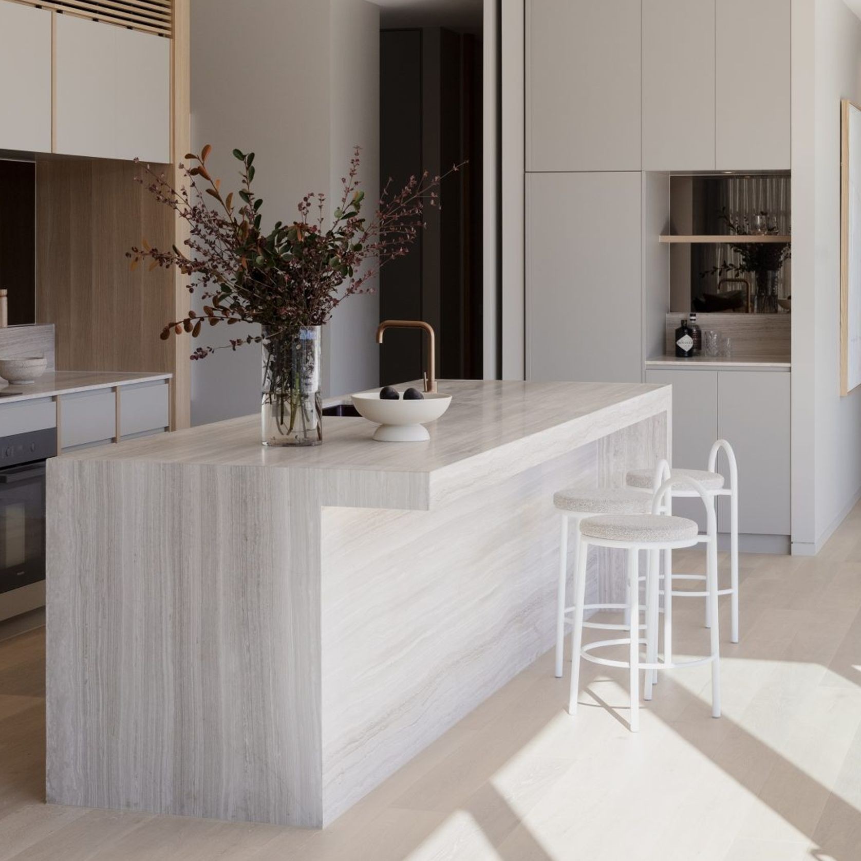 White Serpenggiante | Natural Stone Slab gallery detail image
