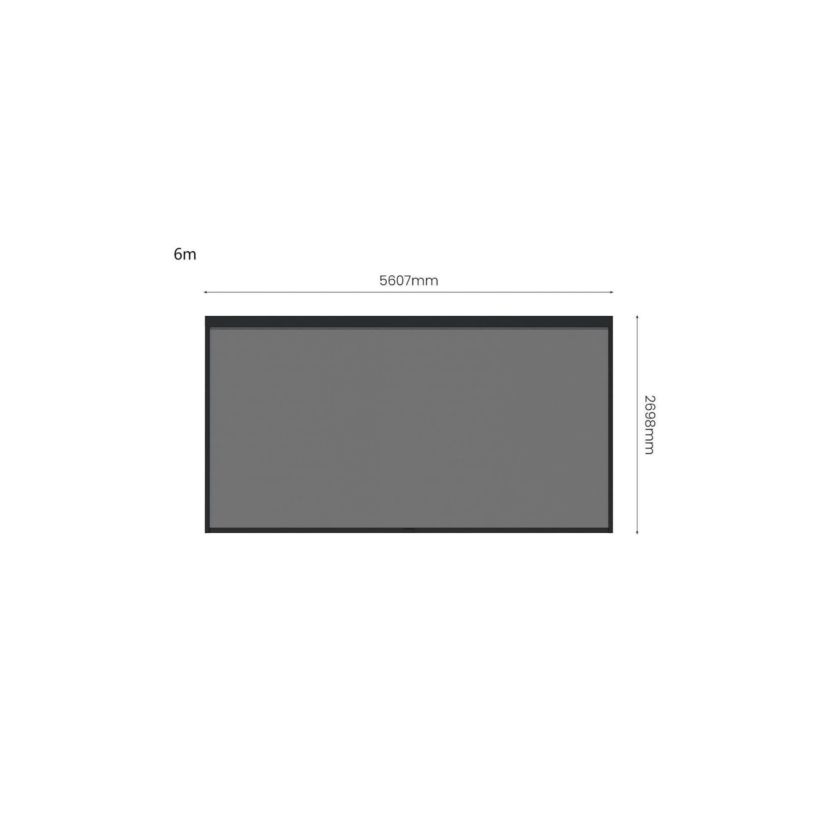 Motorised Blind For Tasman Wall Mounted Pergola gallery detail image