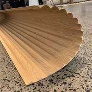 WOODFLEX® FLOW Flexible Wooden Wall Panel - Oak Veneer - 2700mm x 600mm - Wave 37.5mm gallery detail image