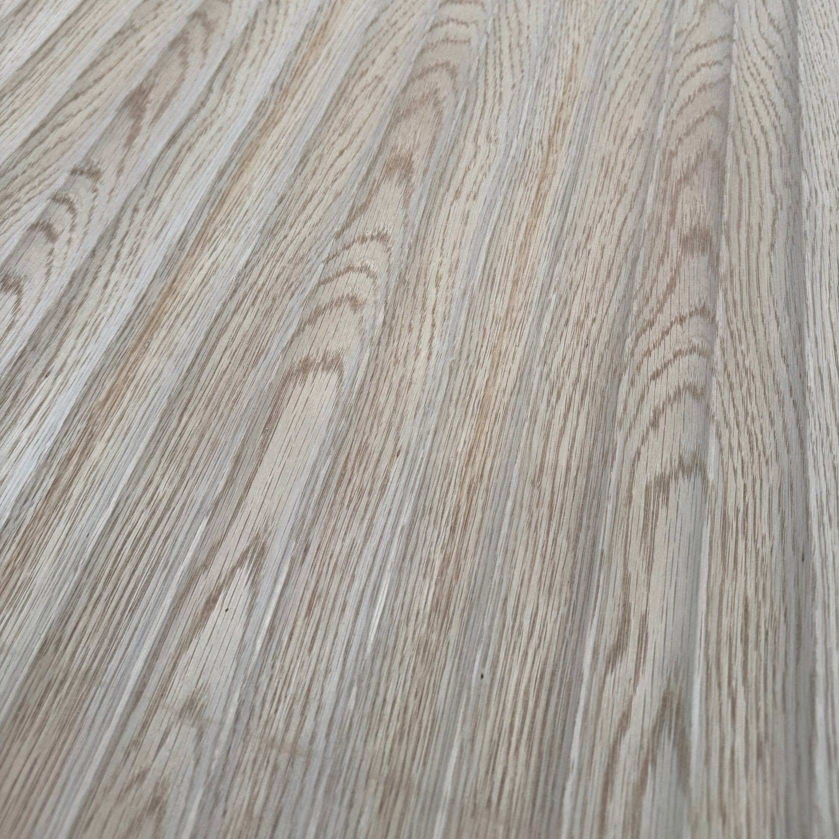 WOODFLEX® FLOW Flexible Wooden Wall Panel - Oak Veneer - 2700mm x 600mm - Wave 37.5mm gallery detail image