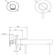 LVB Mica Wall | Spout Combo | Straight Spout | 2P gallery detail image