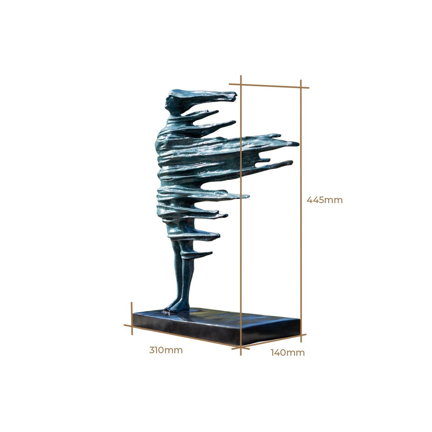 Wind Swept Woman by Bespoke Sculpture gallery detail image