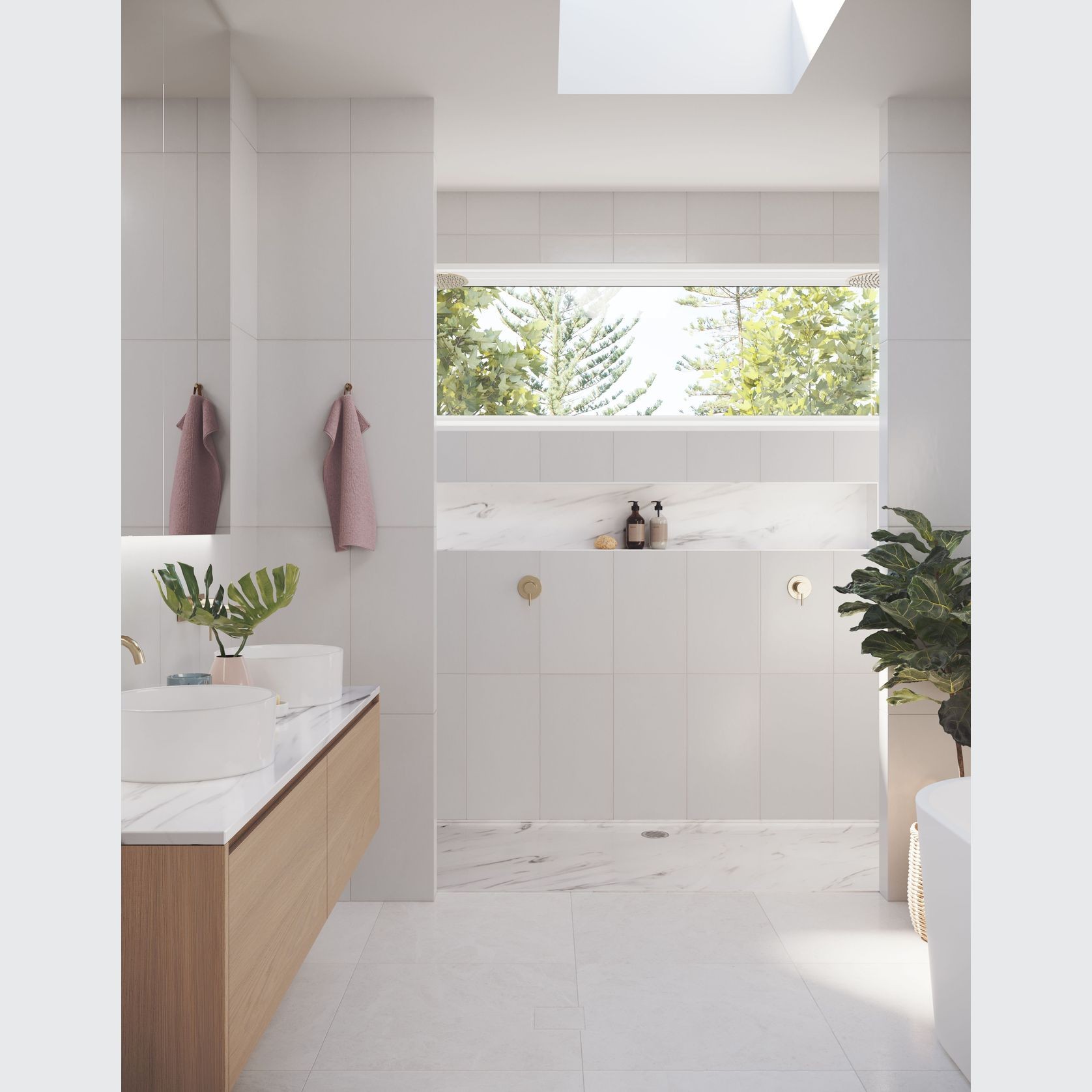 Custom Solid Surface Shower Base | 32 mm gallery detail image