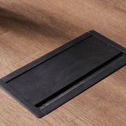 SUTTON Executive Desk with Right Return 1.8M - 2.0M - Warm Oak & Black gallery detail image