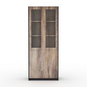 KELLEN 2 Door Display Unit 80cm - Warm Oak gallery detail image