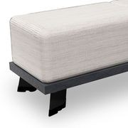 HALDIS Bench 180cm - Warm Oak & Black gallery detail image