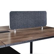 ARTO 4 People Back to Back Workstation 2 Cabinets  2.4M - Warm Oak & Black gallery detail image