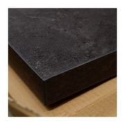 DEWITT Reception Desk 2.4M - Tobacco & Dark Concrete gallery detail image