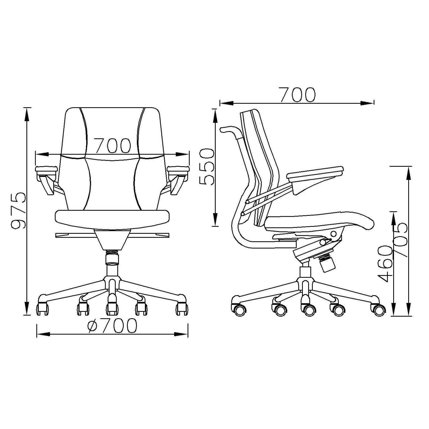 Luxury Executive Office Chair - Black gallery detail image