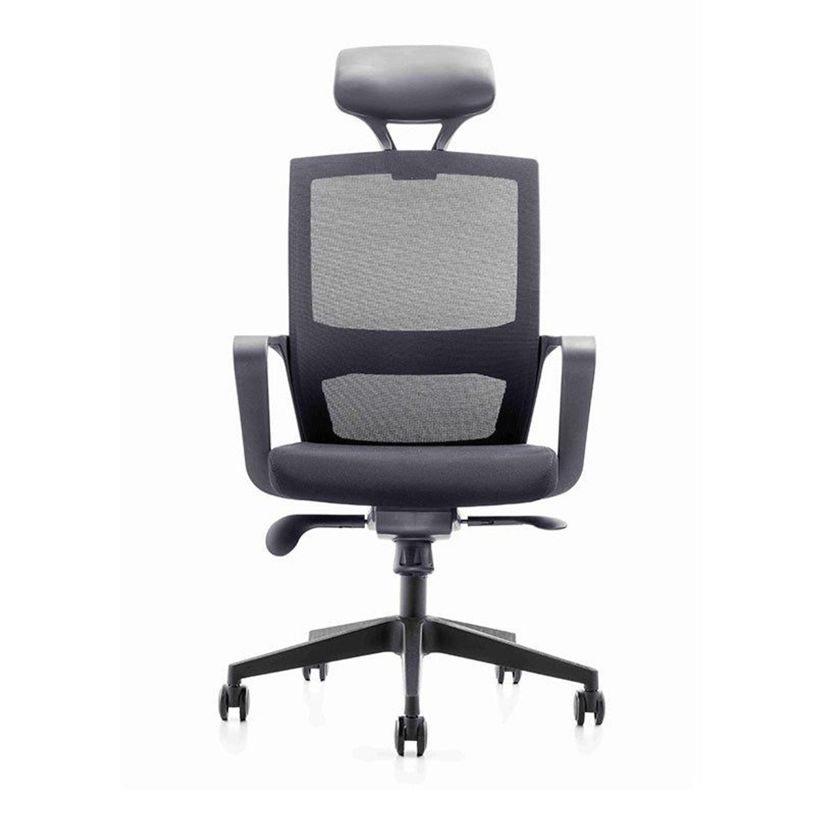Argo Executive Office Chair with Headrest - Black gallery detail image