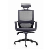 Argo Executive Office Chair with Headrest - Black gallery detail image