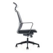 Argo Executive Office Chair with Headrest - Black gallery detail image