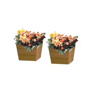 WINAWOOD Planter Pot Set of 2 - Small - New Teak gallery detail image