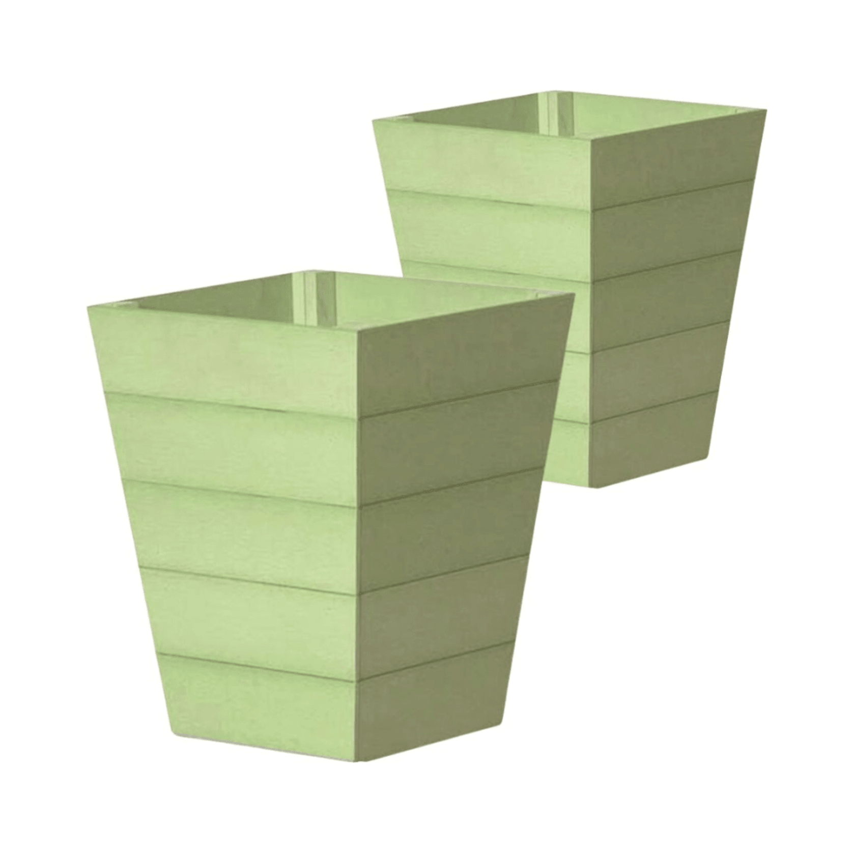 WINAWOOD Planter Pot Set of 2 - Large - Duck Egg Green gallery detail image