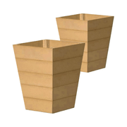 WINAWOOD Planter Pot Set of 2 - Large - New Teak gallery detail image