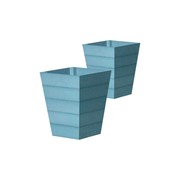 WINAWOOD Planter Pot Set of 2 - Large - Powder Blue gallery detail image