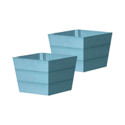 WINAWOOD Planter Pot Set of 2 - Small - Powder Blue gallery detail image