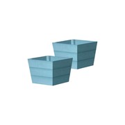 WINAWOOD Planter Pot Set of 2 - Small - Powder Blue gallery detail image