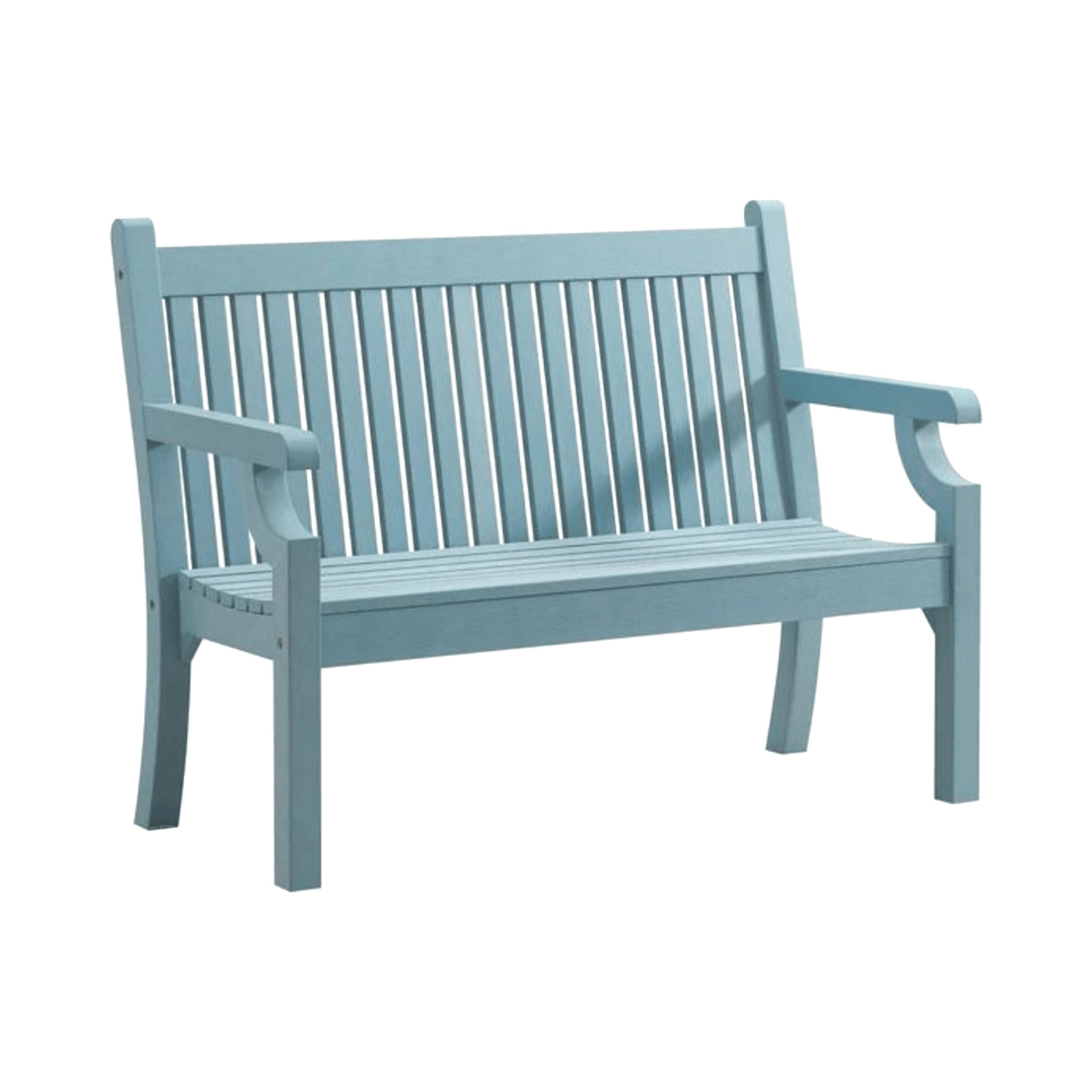 WINAWOOD Sandwick 2 Seater Bench - 1216mm - Powder Blue gallery detail image