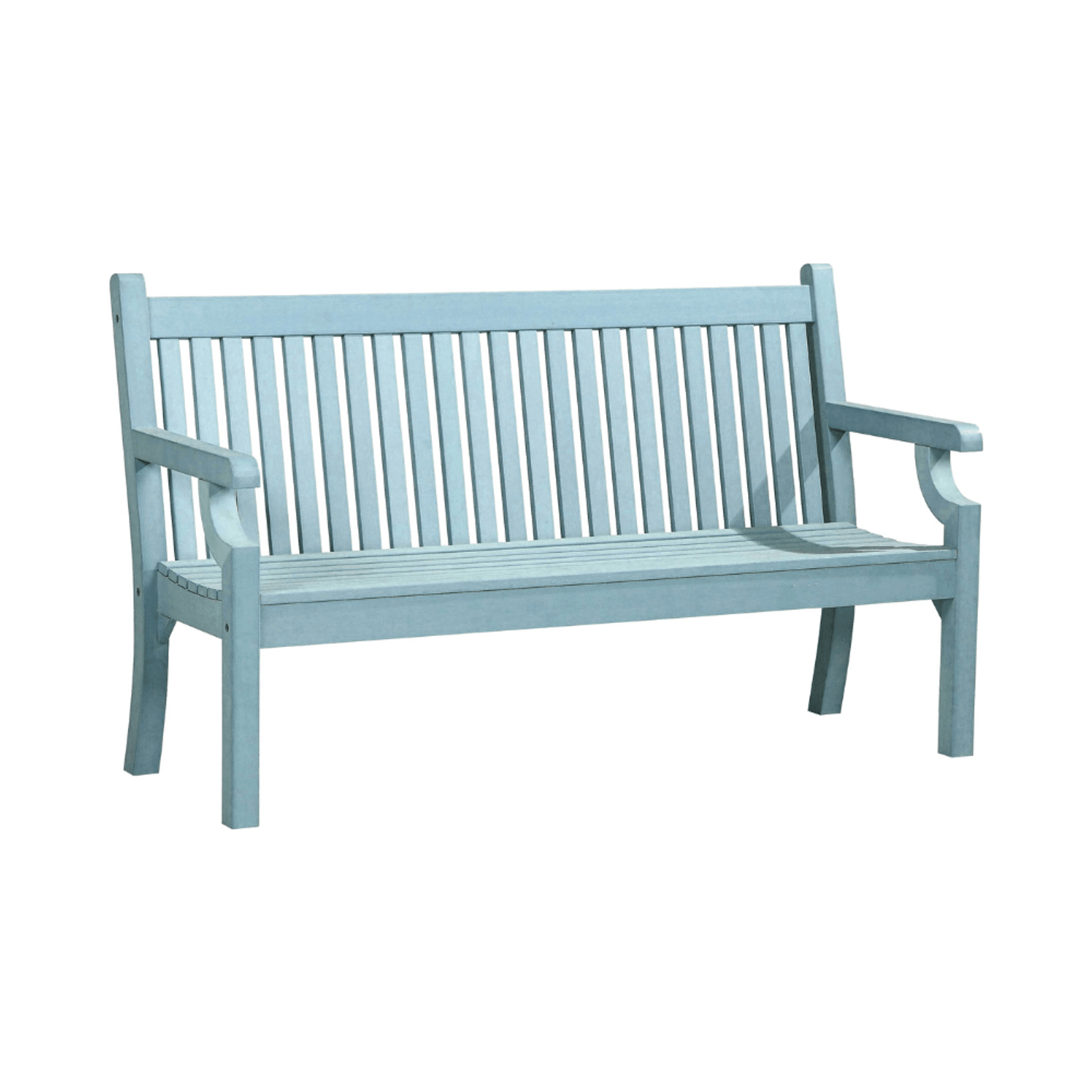 WINAWOOD Sandwick 3 Seater Bench - 1560mm - Powder Blue gallery detail image