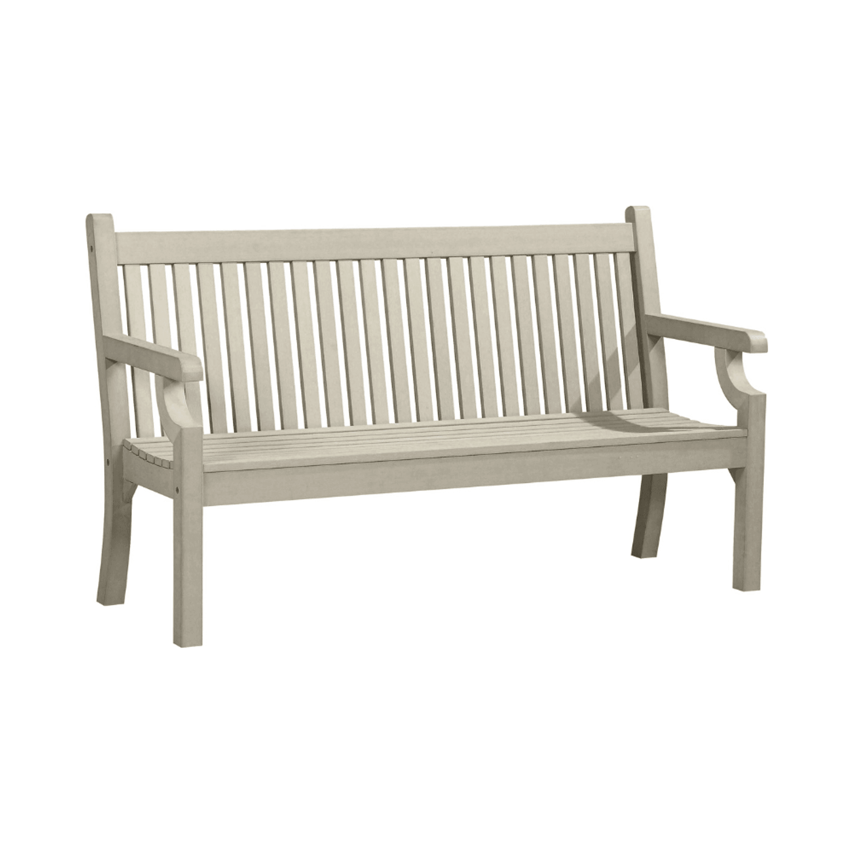 WINAWOOD Sandwick 3 Seater Bench - 1560mm - Stone Grey gallery detail image