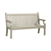 WINAWOOD Sandwick 3 Seater Bench - 1560mm - Stone Grey gallery detail image