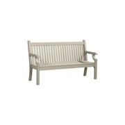 WINAWOOD Sandwick 3 Seater Bench - 1560mm - Stone Grey gallery detail image