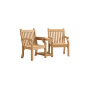 WINAWOOD Sandwick Love Seat With Table - 1720cm - New Teak gallery detail image