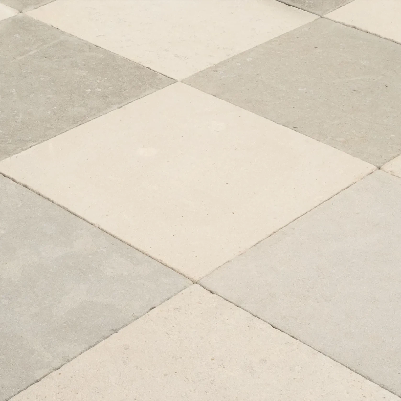 Winter Limestone Checkerboard Tiles gallery detail image