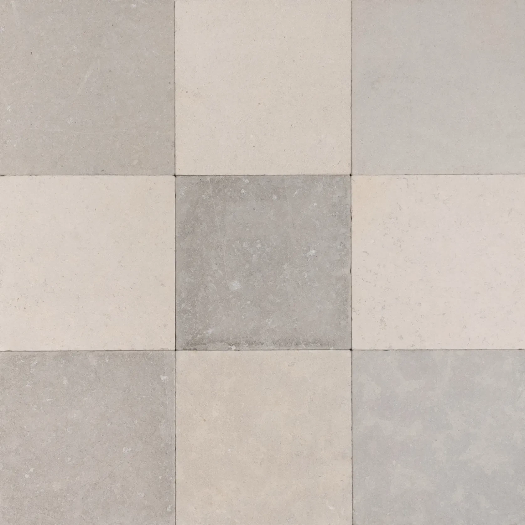 Winter Limestone Checkerboard Tiles gallery detail image