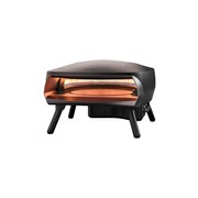 WITT Etna Rotante Gas Powered Pizza Oven w/ Twin Burner & Rotating Stone 16" - Black gallery detail image