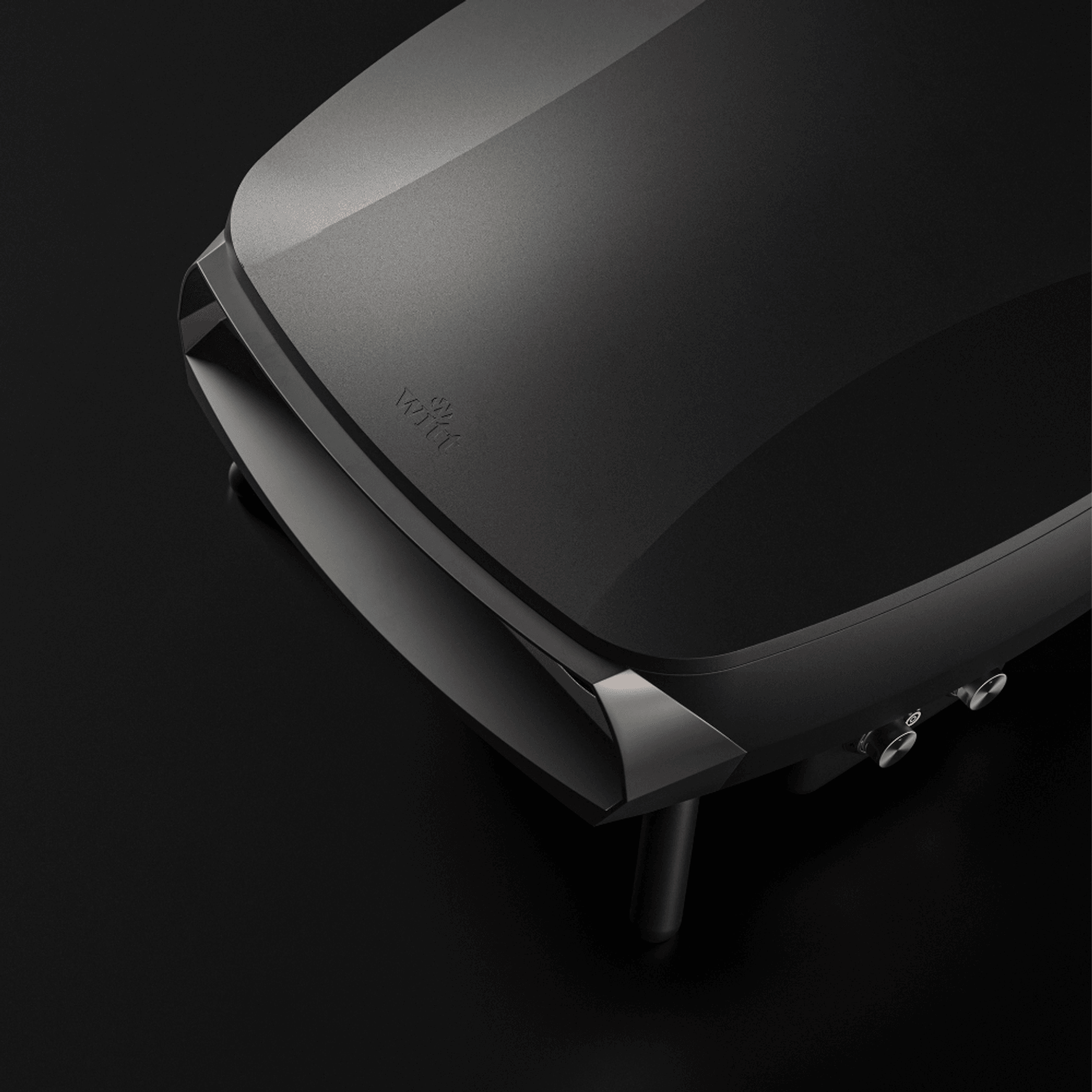 WITT Etna Rotante Gas Powered Pizza Oven w/ Twin Burner & Rotating Stone 16" - Black gallery detail image