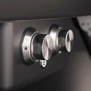 WITT Etna Rotante Gas Powered Pizza Oven w/ Twin Burner & Rotating Stone 16" - Black gallery detail image