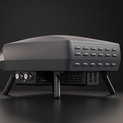 WITT Etna Rotante Gas Powered Pizza Oven w/ Twin Burner & Rotating Stone 16" - Graphite gallery detail image