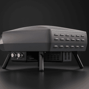 WITT Etna Rotante Gas Powered Pizza Oven w/ Twin Burner & Rotating Stone 16" - Graphite gallery detail image