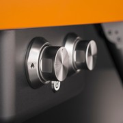 WITT Etna Rotante Gas Powered Pizza Oven w/ Twin Burner & Rotating Stone 16" - Orange gallery detail image