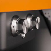 WITT Etna Rotante Gas Powered Pizza Oven w/ Twin Burner & Rotating Stone 16" - Orange gallery detail image