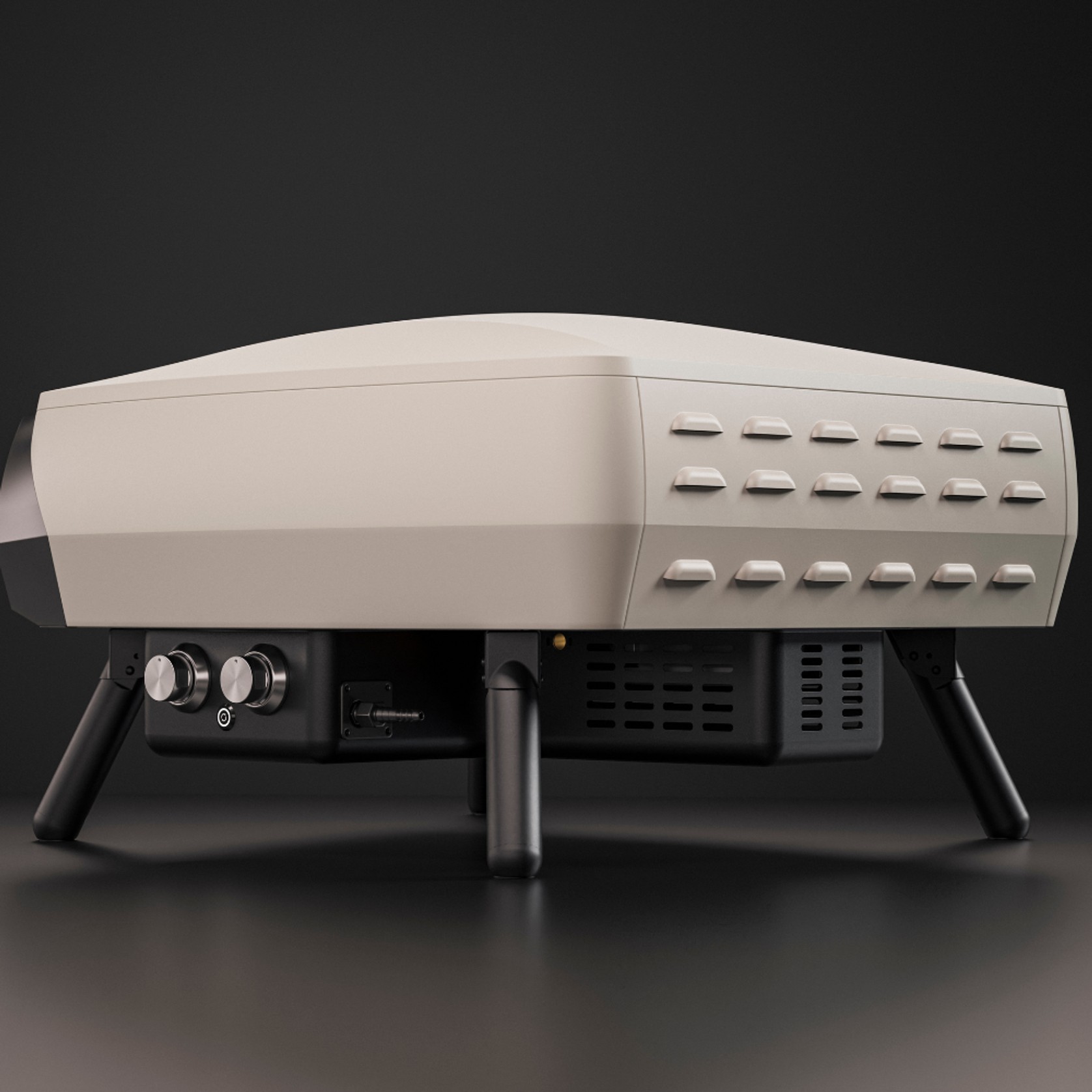WITT Etna Rotante Gas Powered Pizza Oven w/ Twin Burner & Rotating Stone 16" - Stone gallery detail image