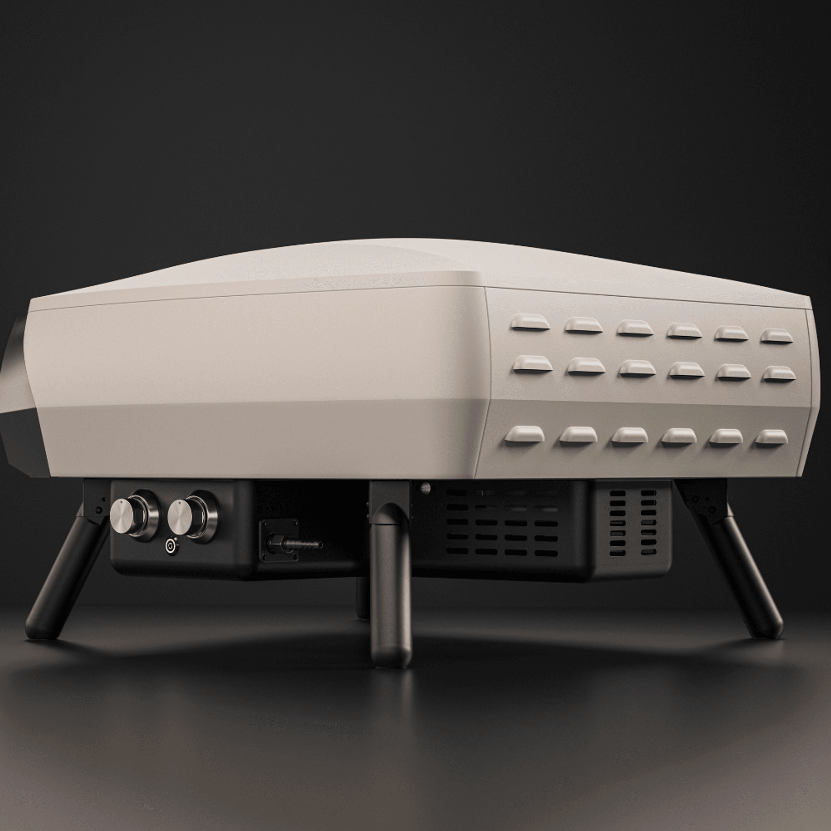WITT Etna Rotante Gas Powered Pizza Oven w/ Twin Burner & Rotating Stone 16" - Stone gallery detail image