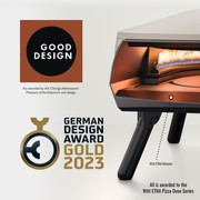 WITT Etna Rotante Gas Powered Pizza Oven w/ Twin Burner & Rotating Stone 16" - Stone gallery detail image