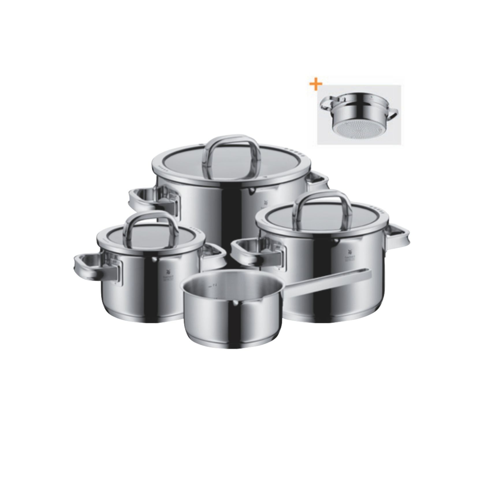 WMF Function 4 Black 5 Piece Cookware Set gallery detail image
