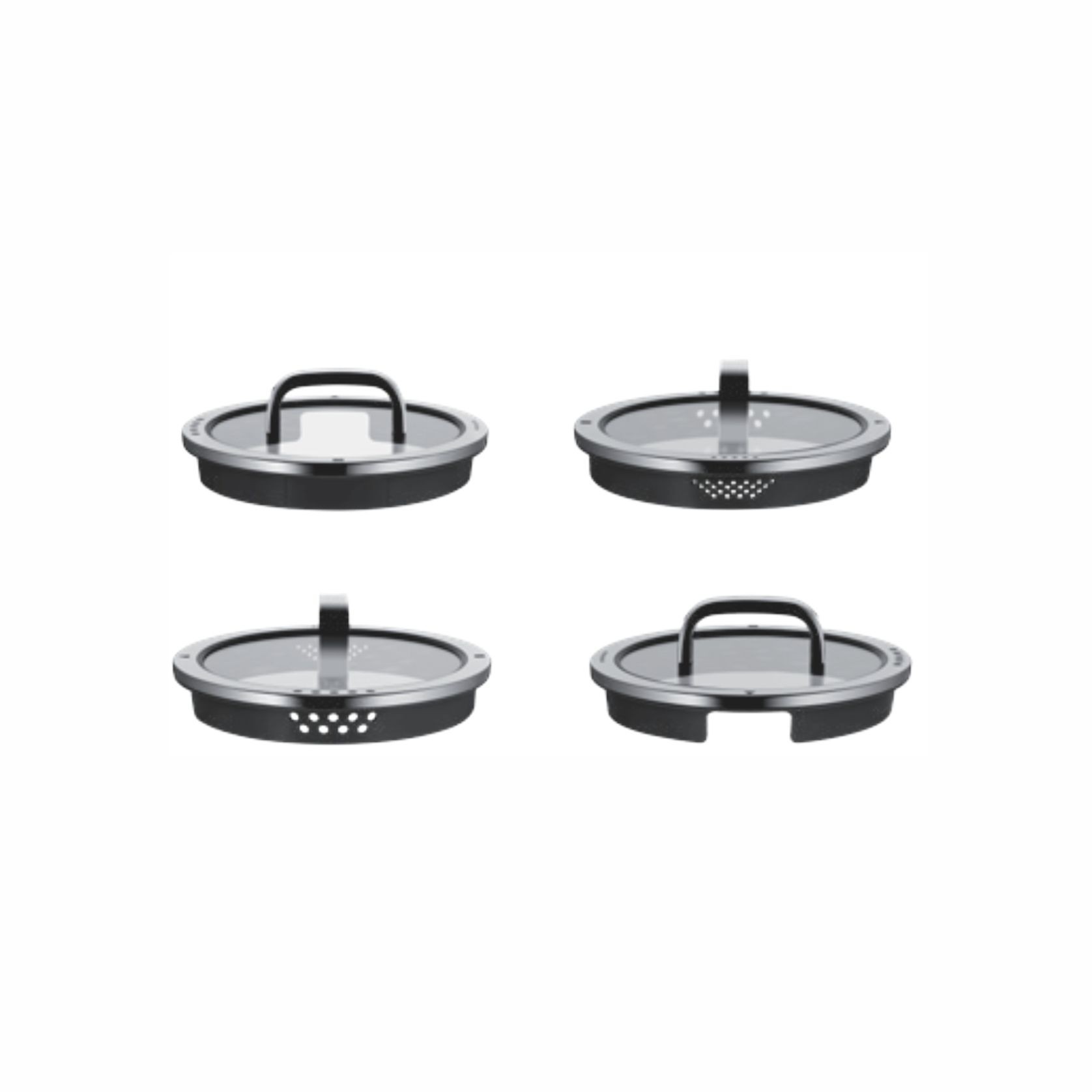 WMF Function 4 Black 5 Piece Cookware Set gallery detail image