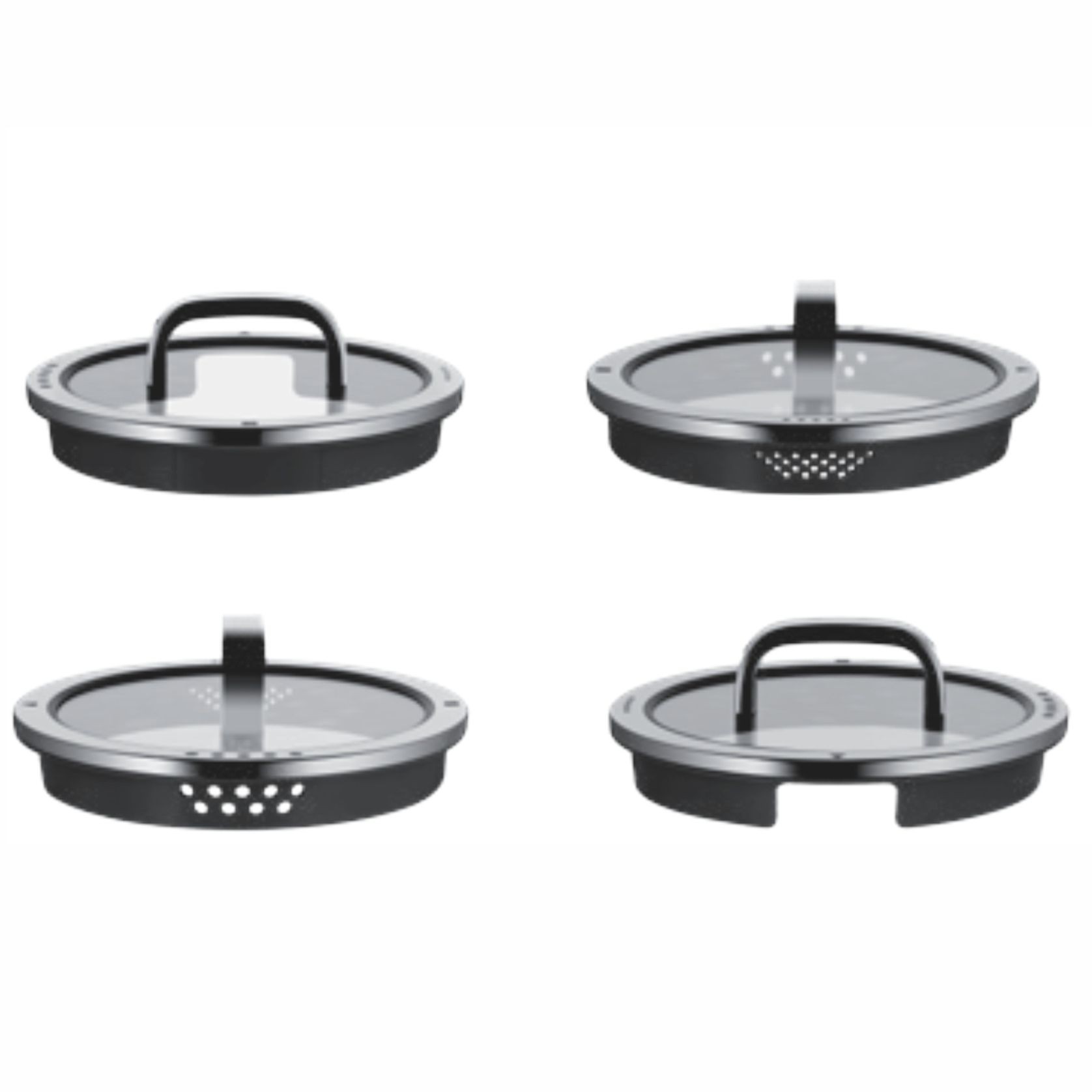 WMF Function 4 Black 5 Piece Cookware Set gallery detail image