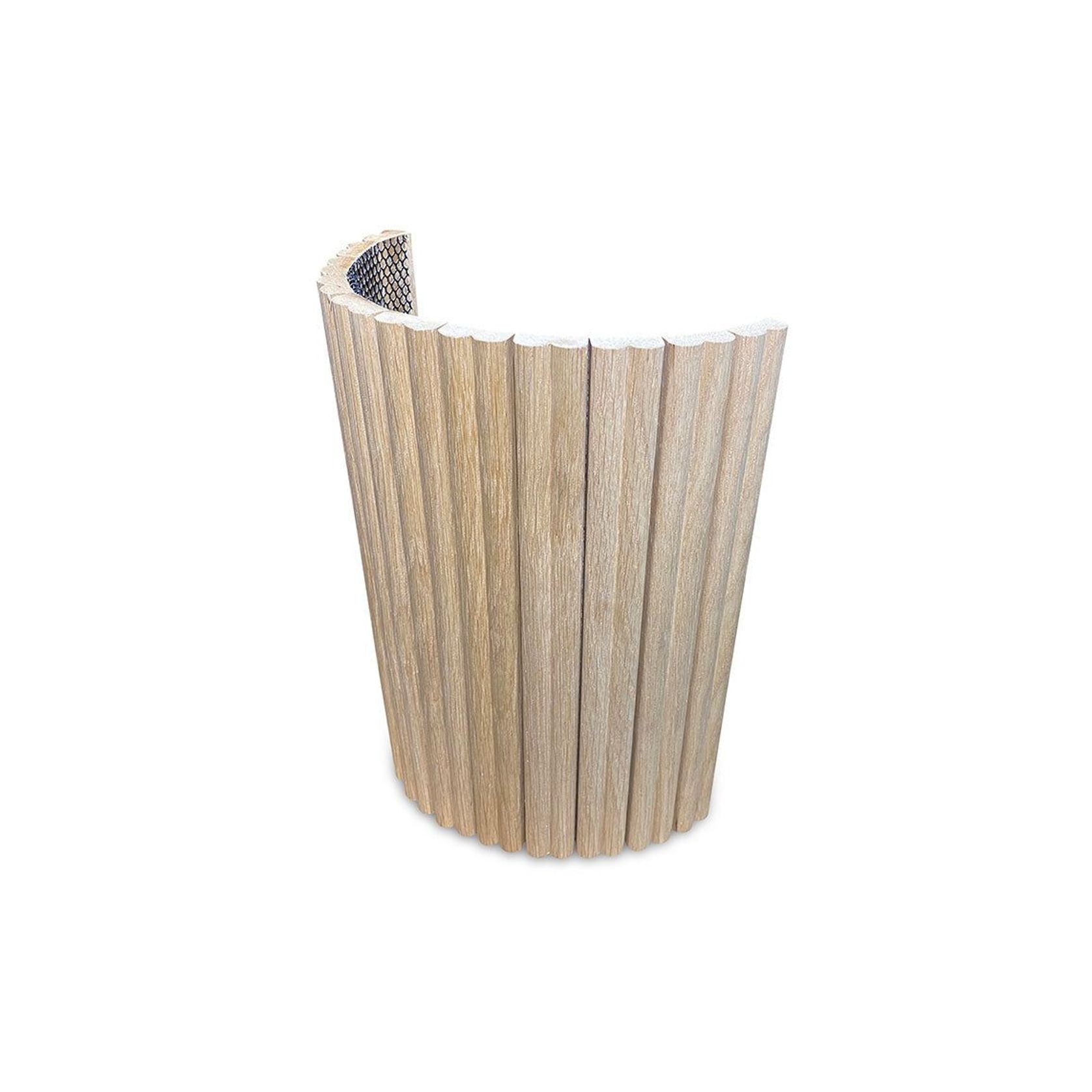 WOODFLEX Flexible Wooden Slat Wall Panel - Oak Veneer - 2700mm x 595mm - Slats gallery detail image