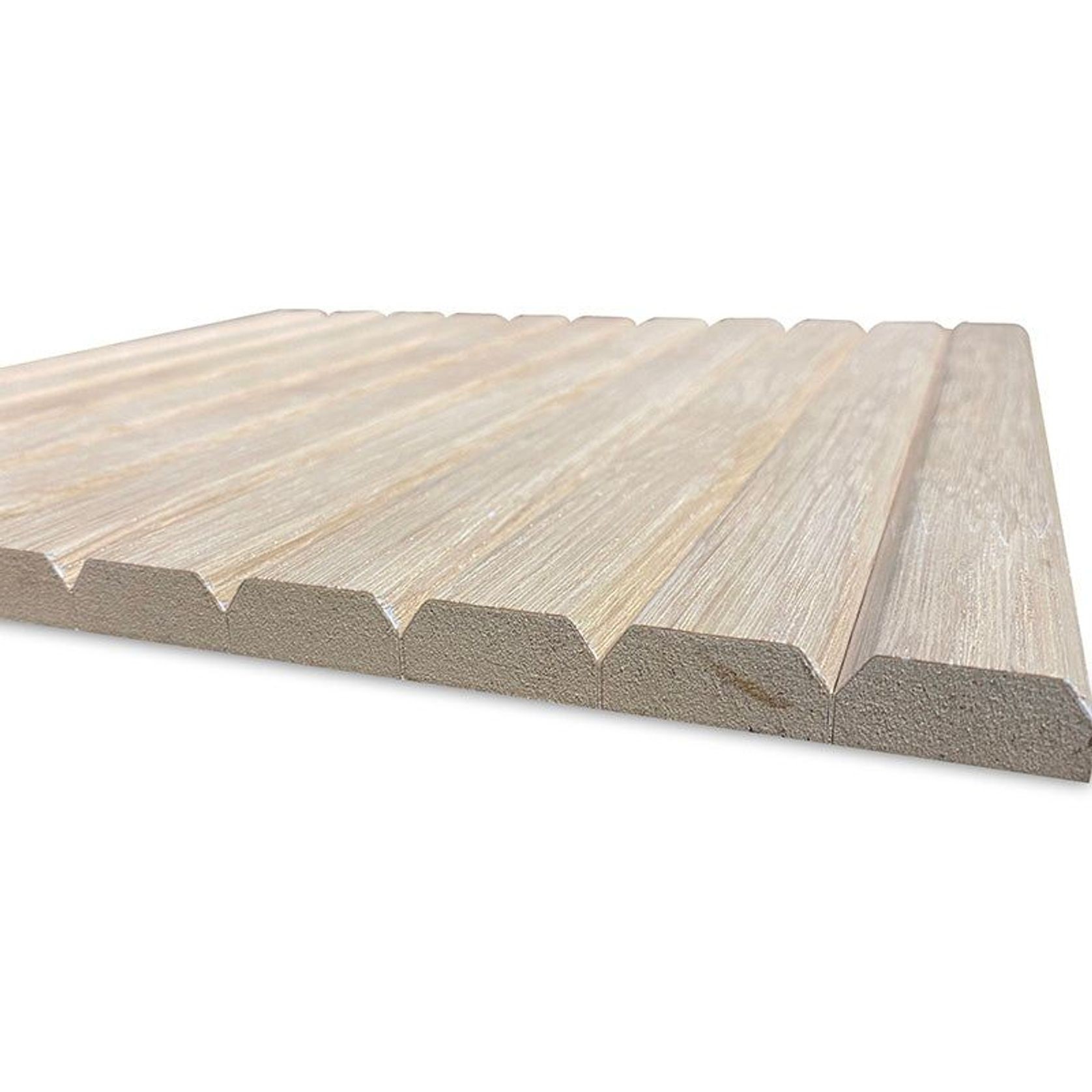 WOODFLEX Flexible Wooden Slat Wall Panel - Oak Veneer - 2700mm x 595mm - Platforms gallery detail image
