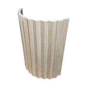 WOODFLEX Flexible Wooden Slat Wall Panel - Oak Veneer - 2700mm x 595mm - Triangle gallery detail image